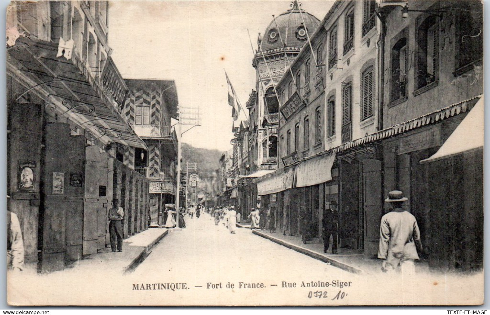 972 FORT DE France - La Rue Antoine Siger - Autres & Non Classés