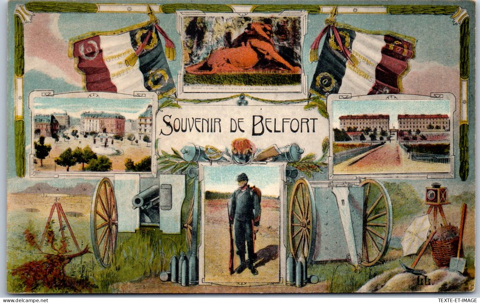 90 BELFORT - Un Souvenir De Belfort -  - Belfort - Stad