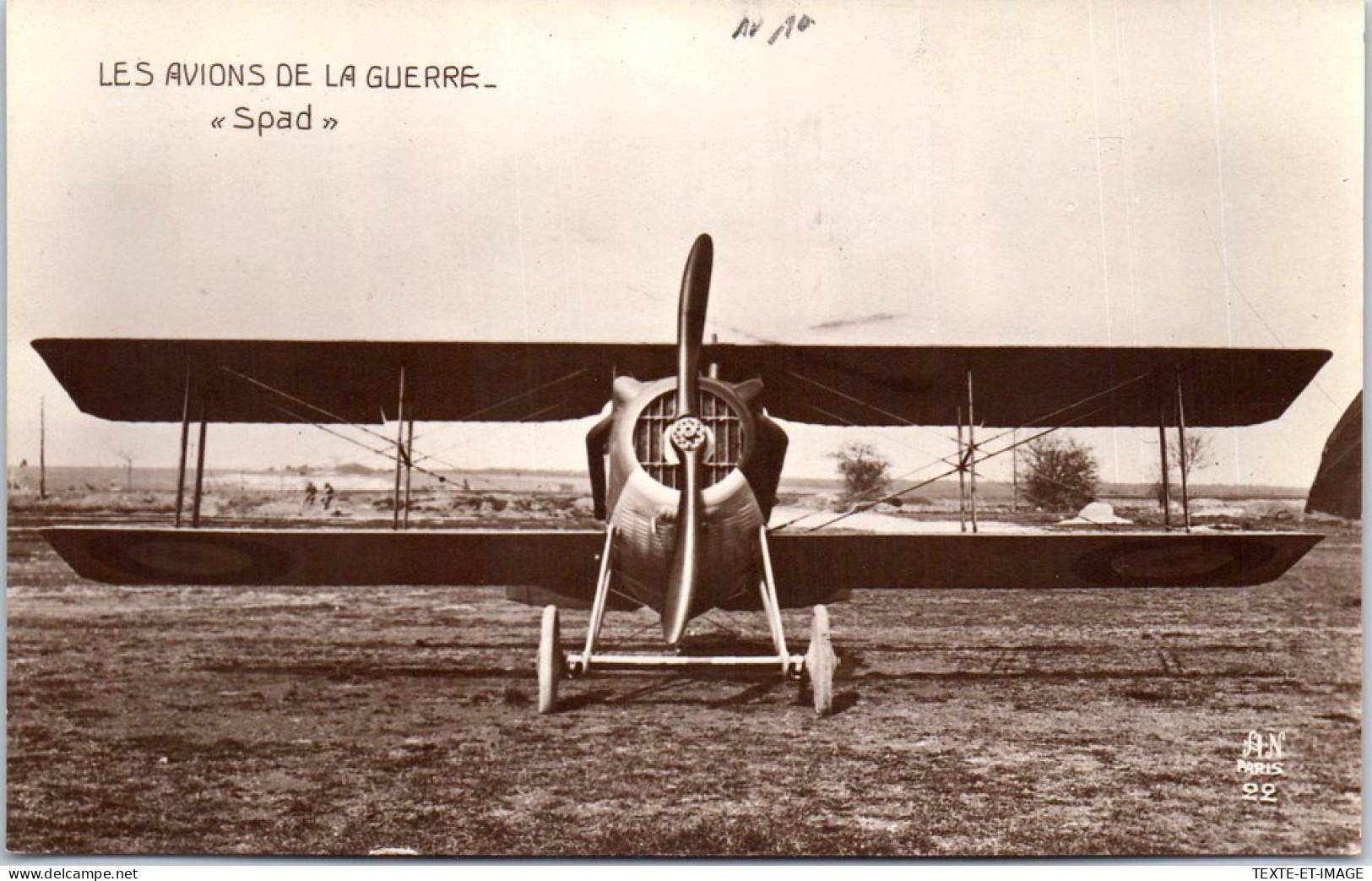 AVIATION DE GUERRE - Avion Type Spad  - Sonstige & Ohne Zuordnung