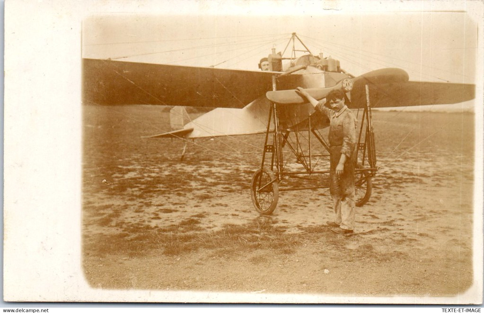 AVIATION - CARTE PHOTO - Pilote Et Mecano (non Situee) - Other & Unclassified