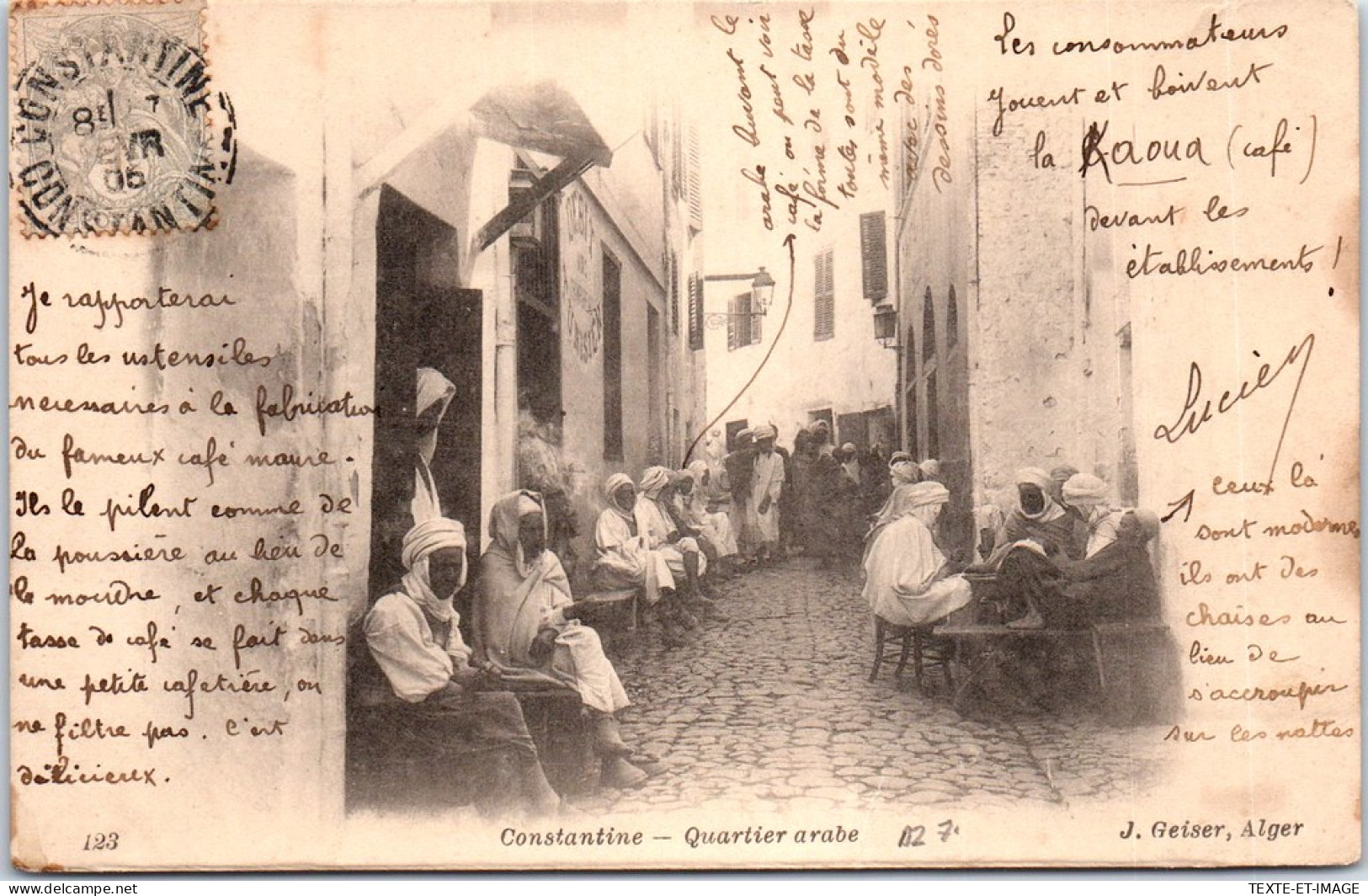 ALGERIE - CONSTANTINE - Le Quartier Arabe  - Konstantinopel