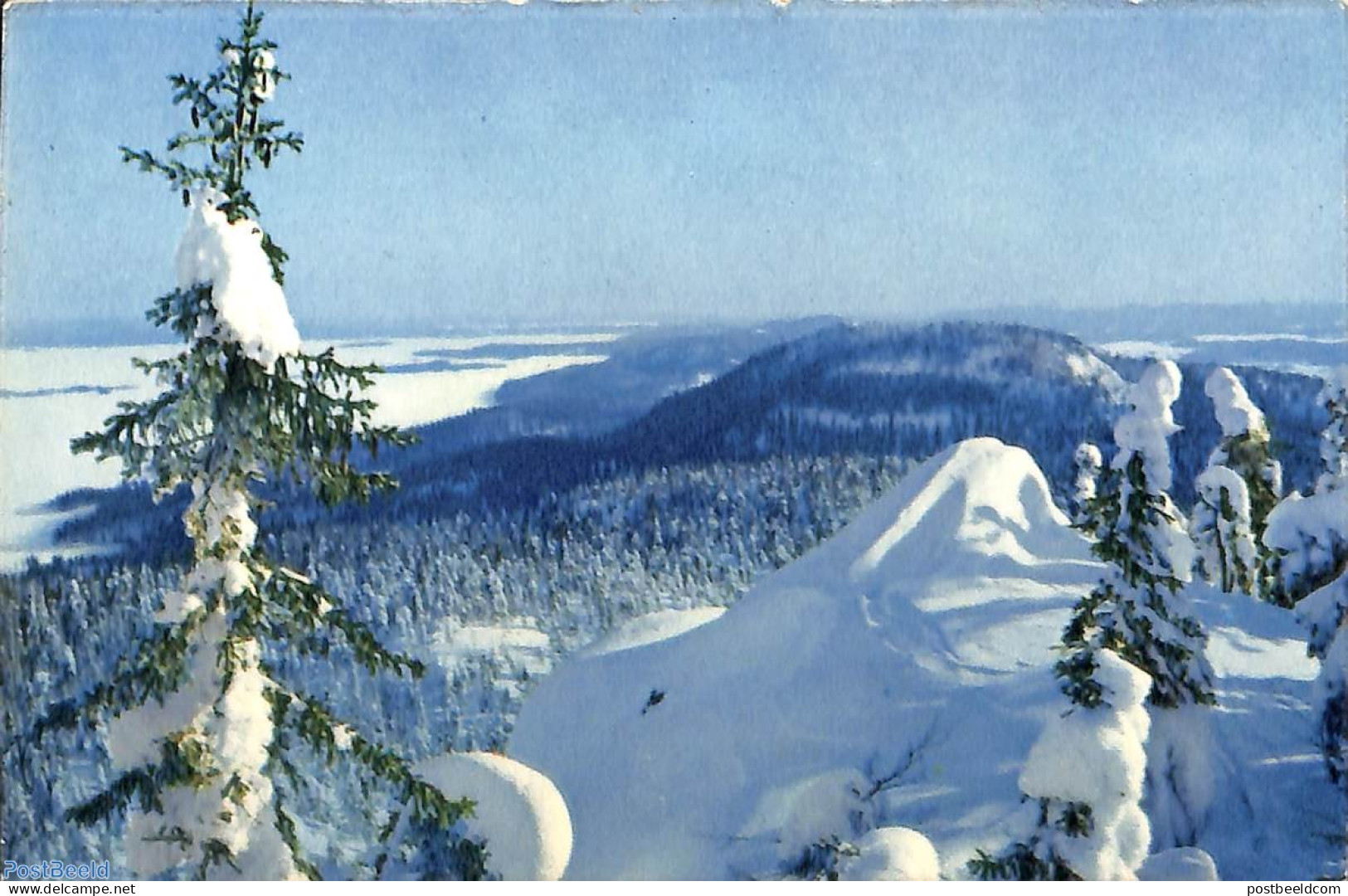 Finland 1958 Postcard To Germany With Flower Set, Postal History, Nature - Flowers & Plants - Brieven En Documenten