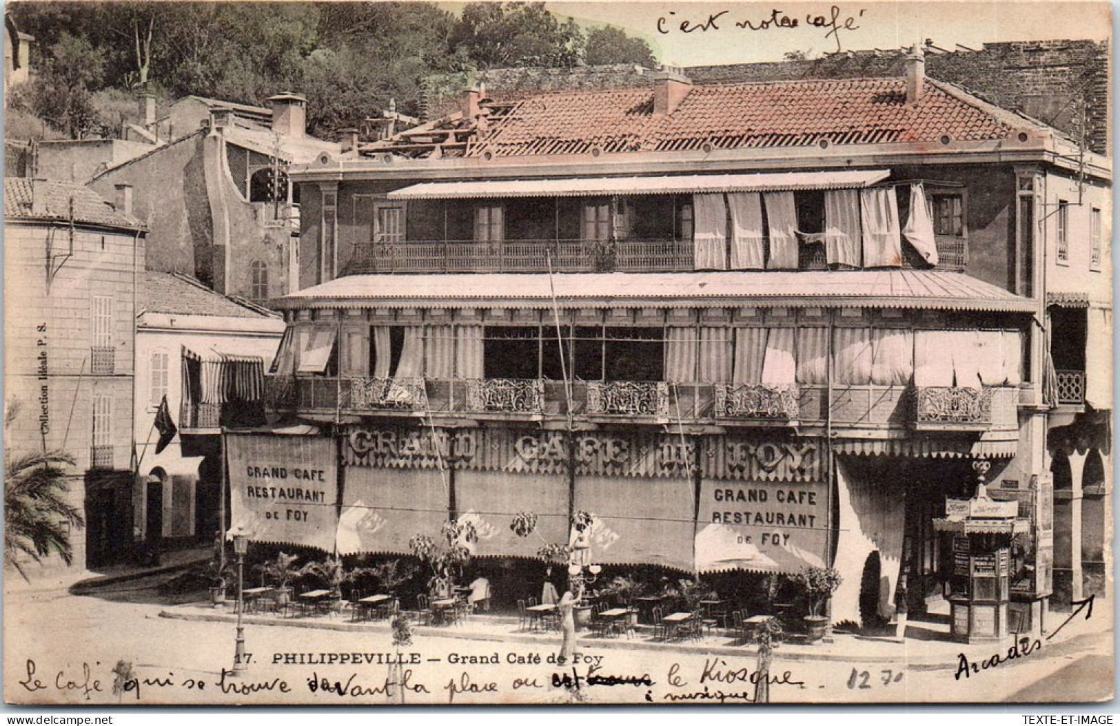 ALGERIE - PHILIPPEVILLE - Grand Cafe De Foy  - Skikda (Philippeville)