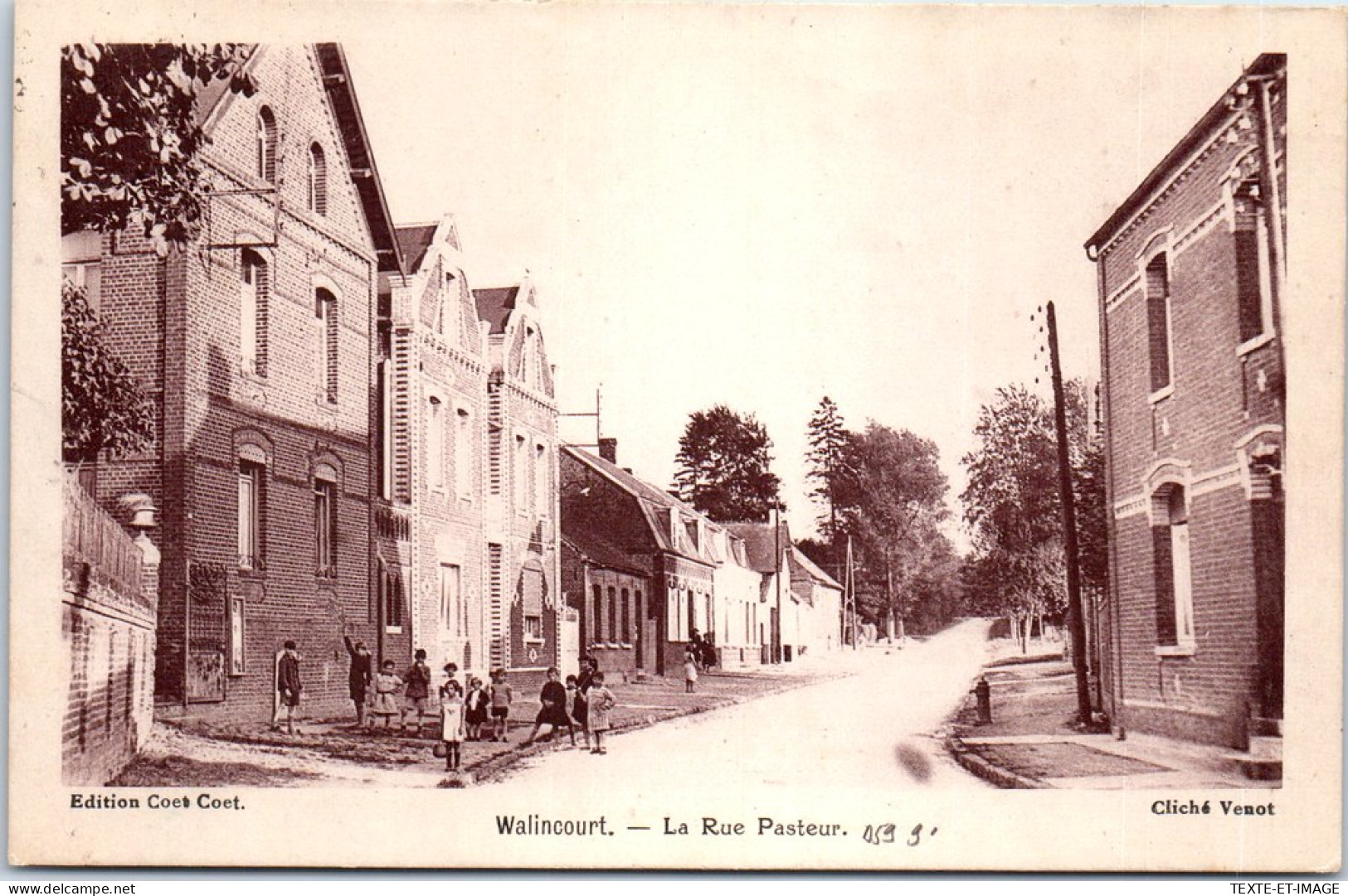 59 WALINCOURT - La Rue Pasteur. - Autres & Non Classés