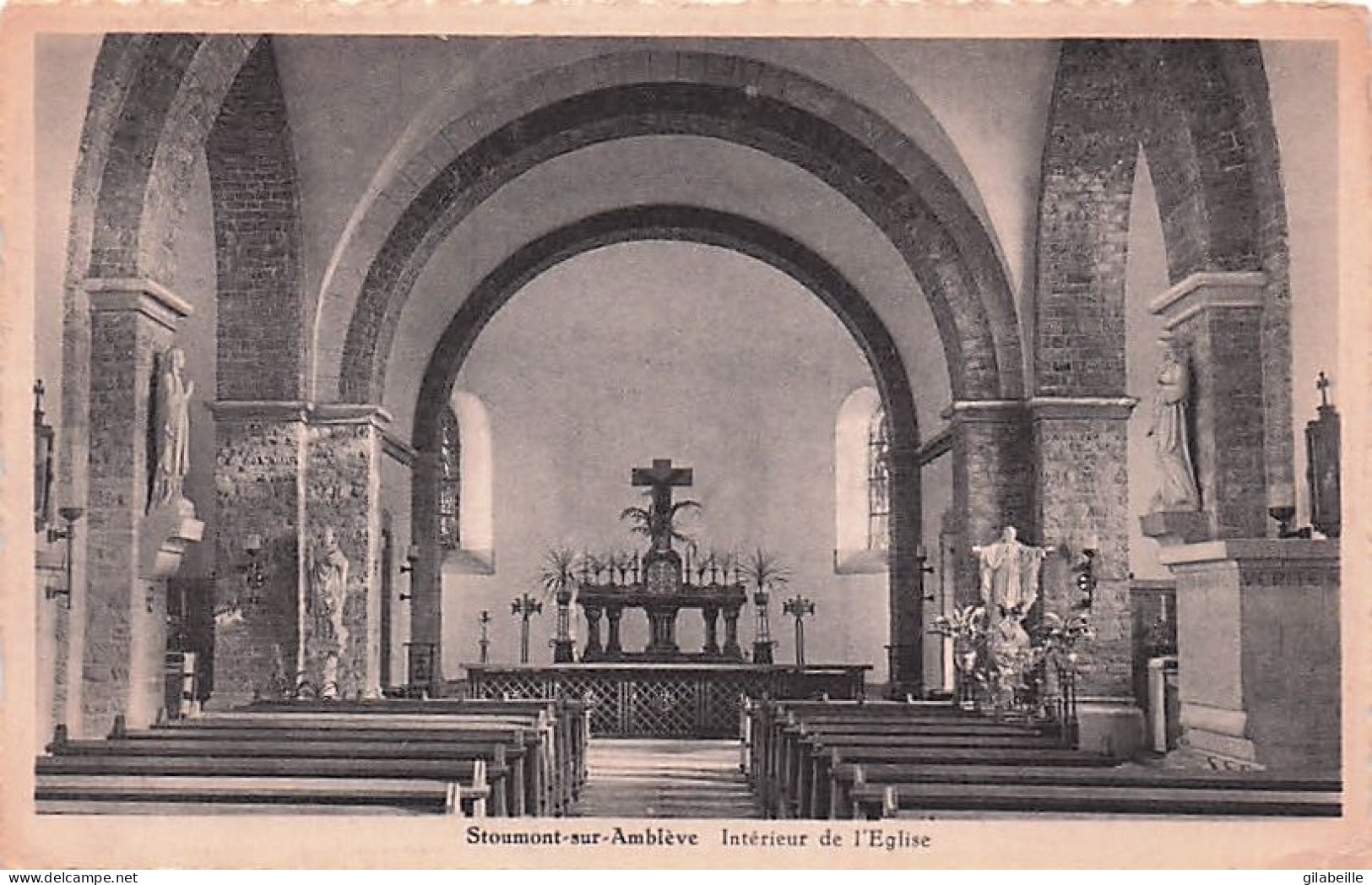 STOUMONT Sur AMBLEVE - Interieur De L'église - Stoumont