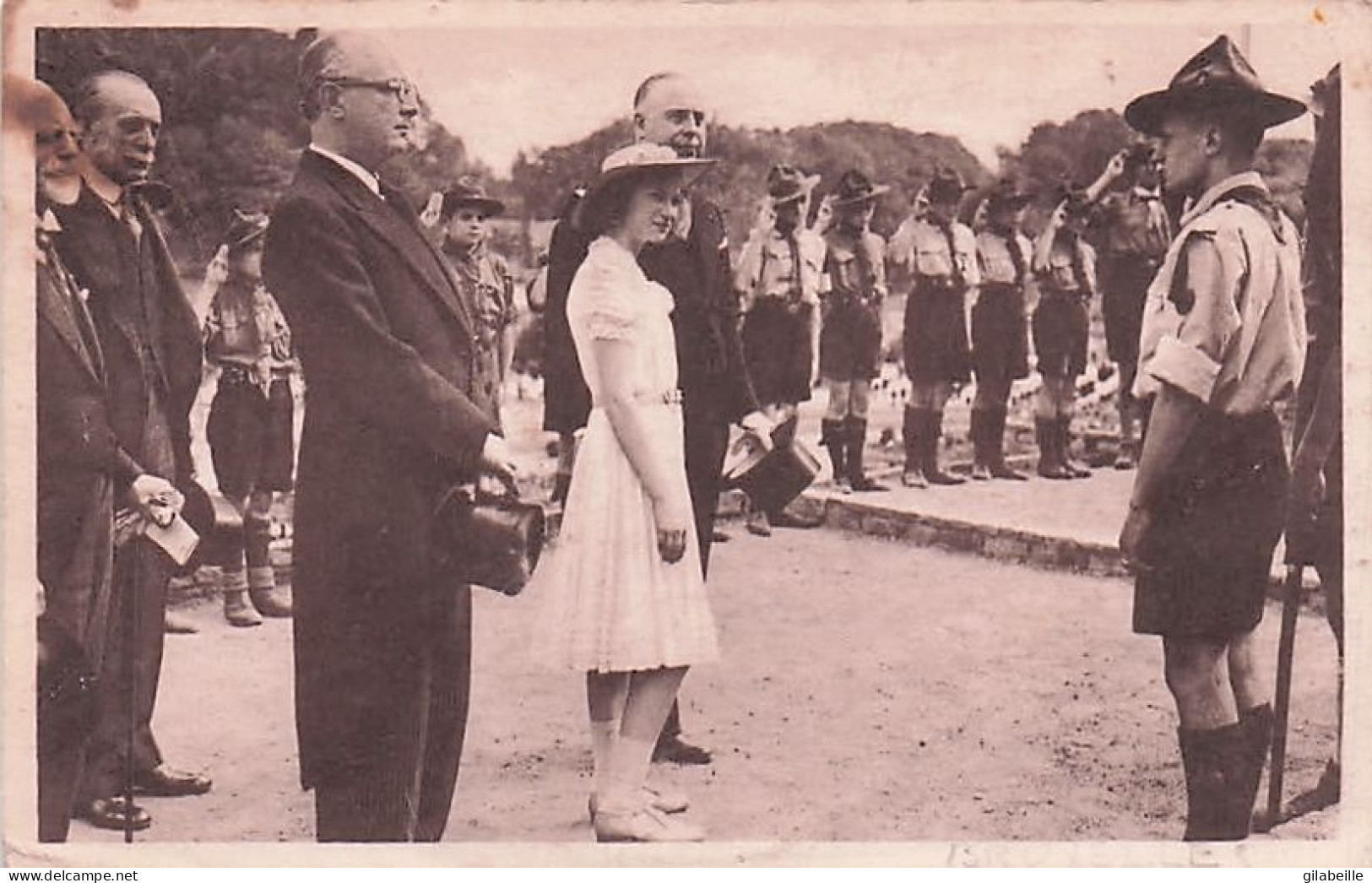 Scoutisme - Princesse Josephine Charlotte Au Parc Reine Astrid - Scouts - Autres & Non Classés