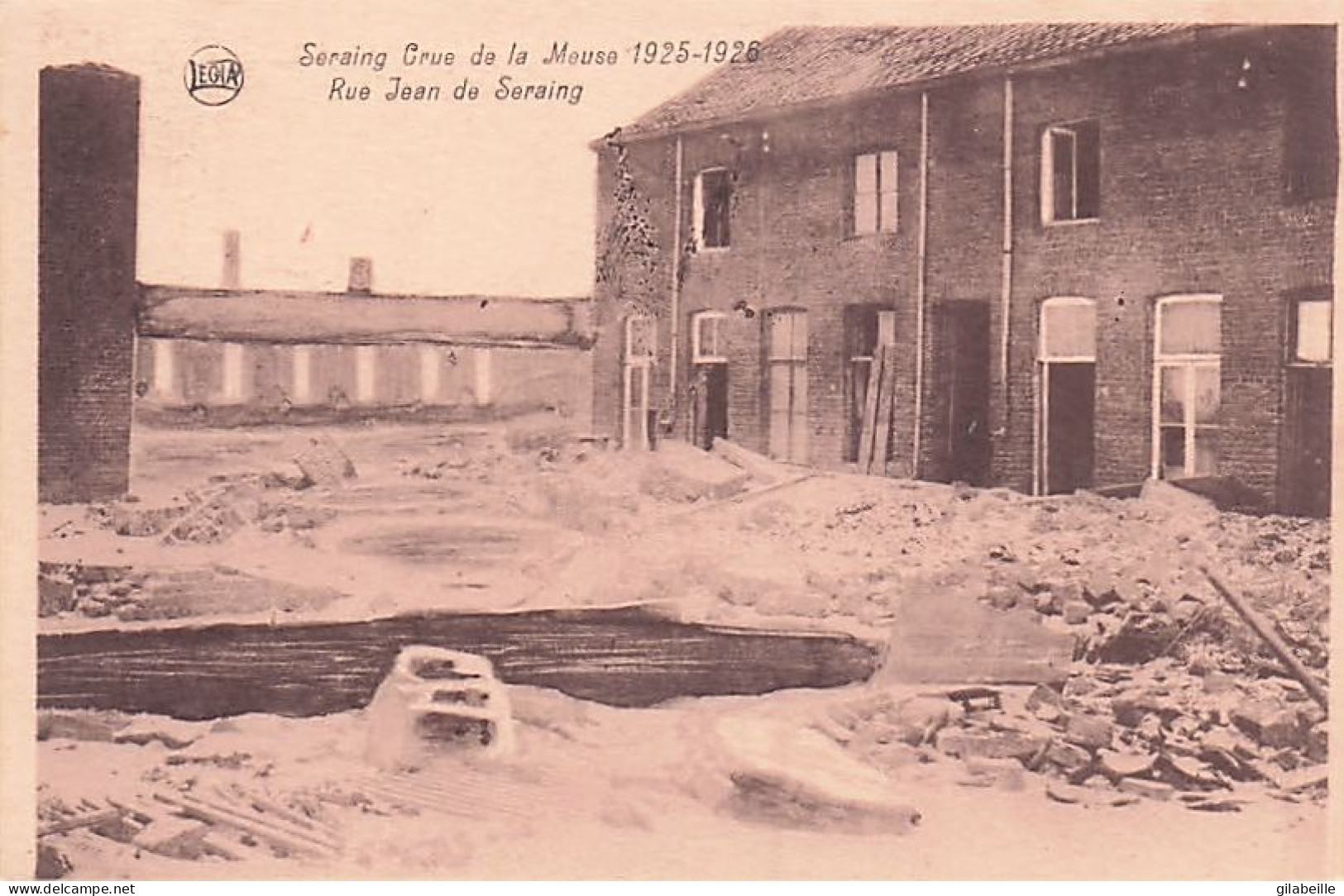 SERAING - Crue De La Meuse 1925 - Rue Jean De Seraing - Seraing