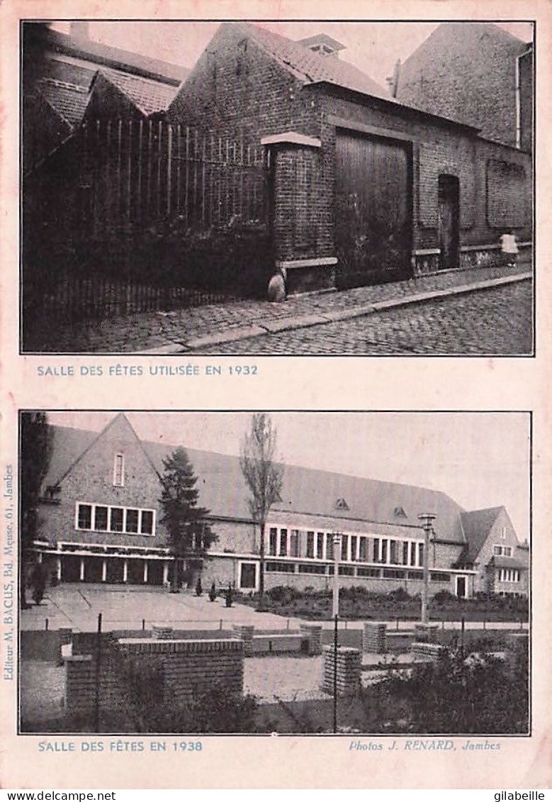 Photo - Namur -JAMBES - Salle Des Fetes En 1932 - Salle Des Fetes En 1938  - Publicité Politique  - Non Classificati