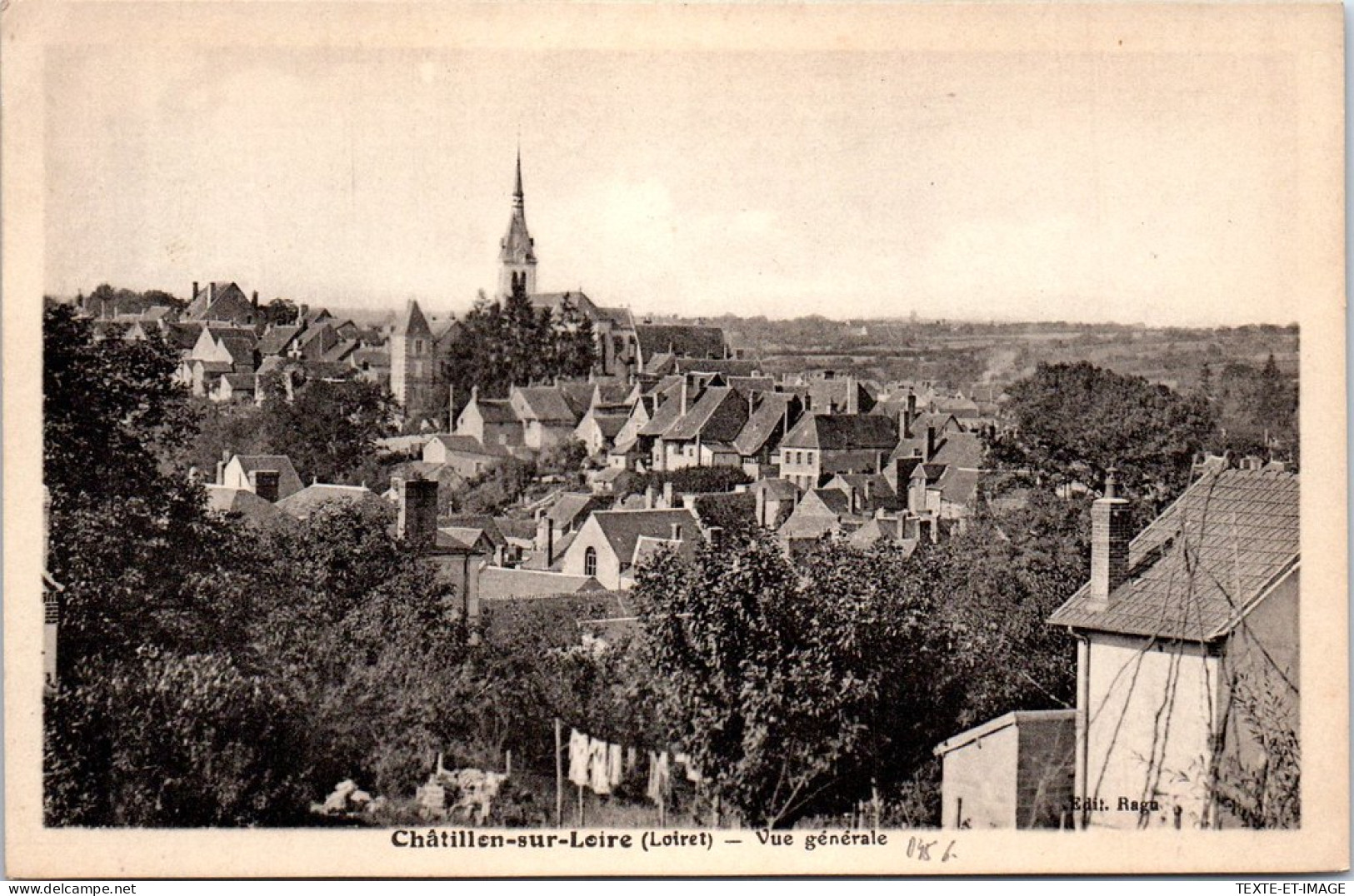 45 CHATILLON SUR LOIRE - Vue Generale Sur La Commune  - Chatillon Sur Loire