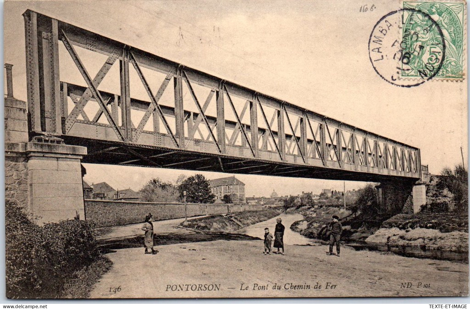 50 PONTORSON - Le Pont Du Chemin De Fer. - Pontorson