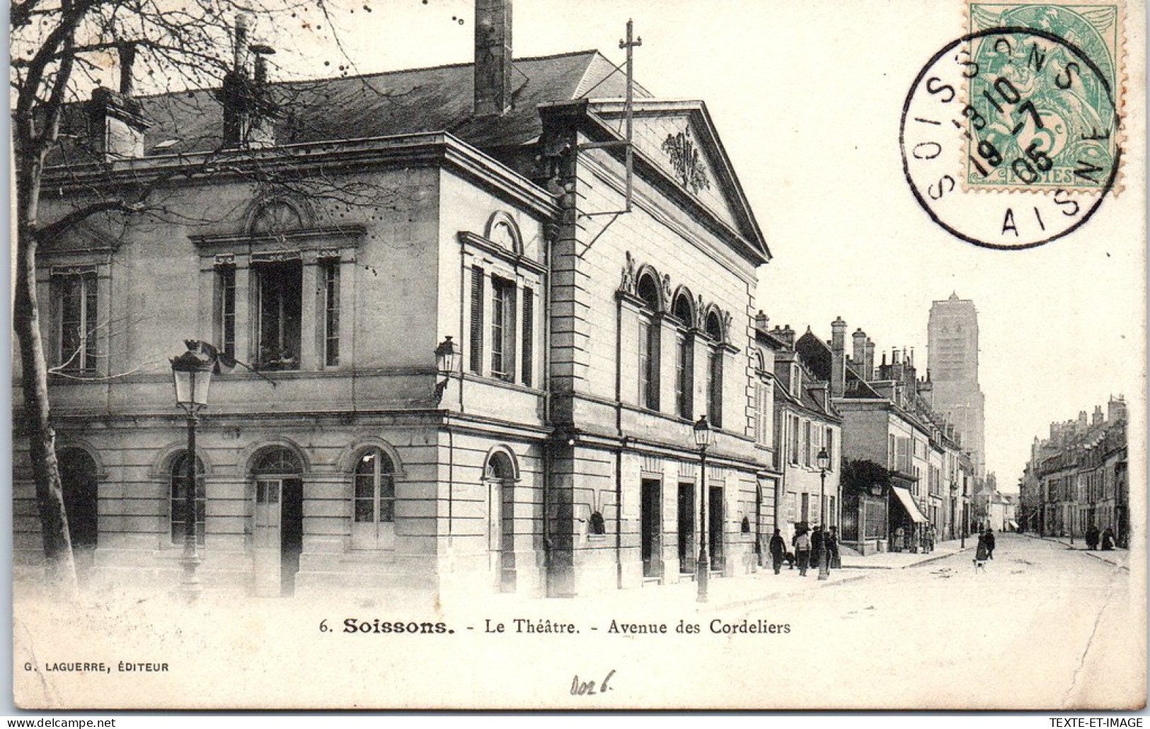02 SOISSONS - Le Theatre, Avenue Des Cordeliers. - Soissons