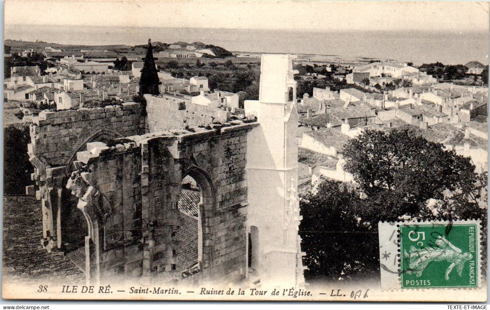 17 ILE DE RE - SAINT MARTIN - Ruines De La Tour De L'eglise. - Ile De Ré