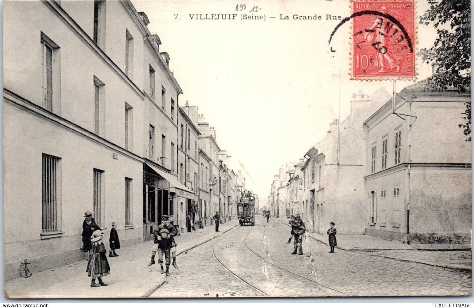 94 VILLEJUIF - Vue De La Grande Rue. - Villejuif
