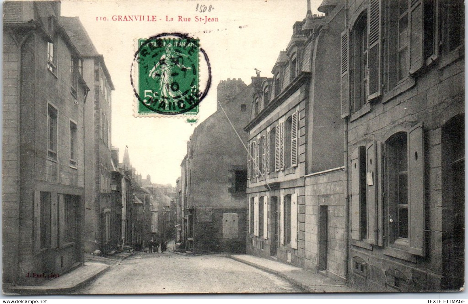 50 GRANVILLE - La Rue Saint Jean  - Granville