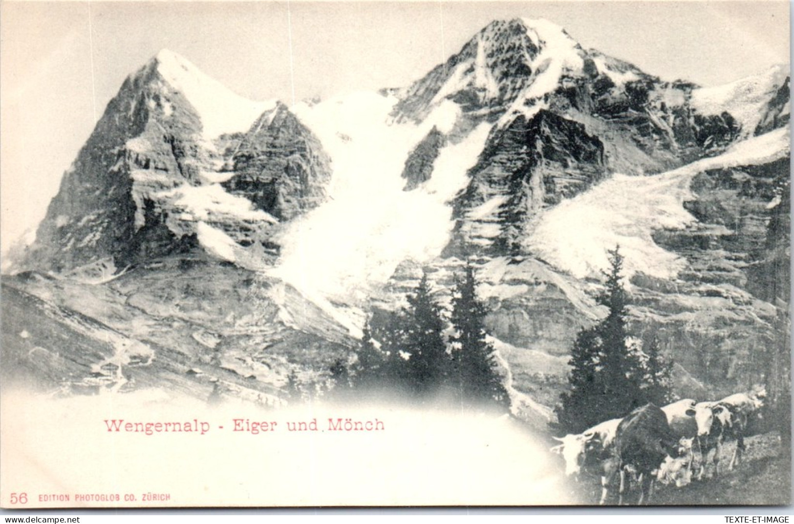 SUISSE -BERNE -wengernalp Eiger Und Monch  - Altri & Non Classificati