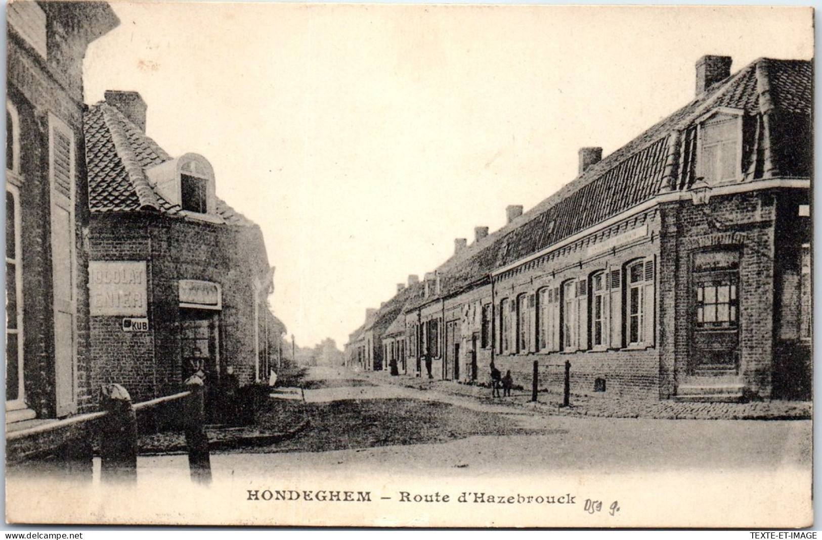 59 HONDEGHEM - La Route D'Hazebrouck - Autres & Non Classés