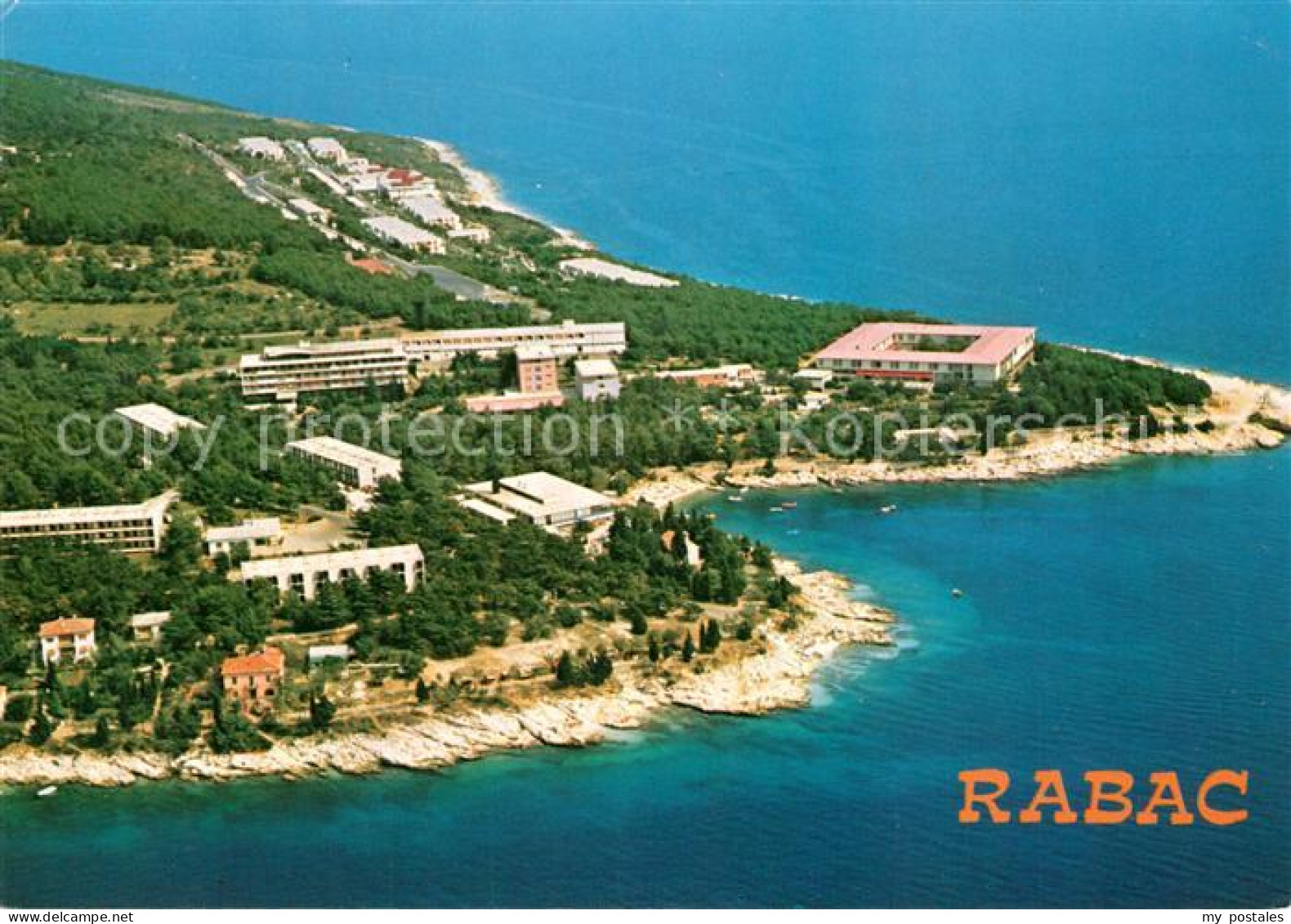 73243058 Rabac Kroatien Fliegeraufnahme Hotels Girandela Lanterna Sankt Andrea M - Croatie