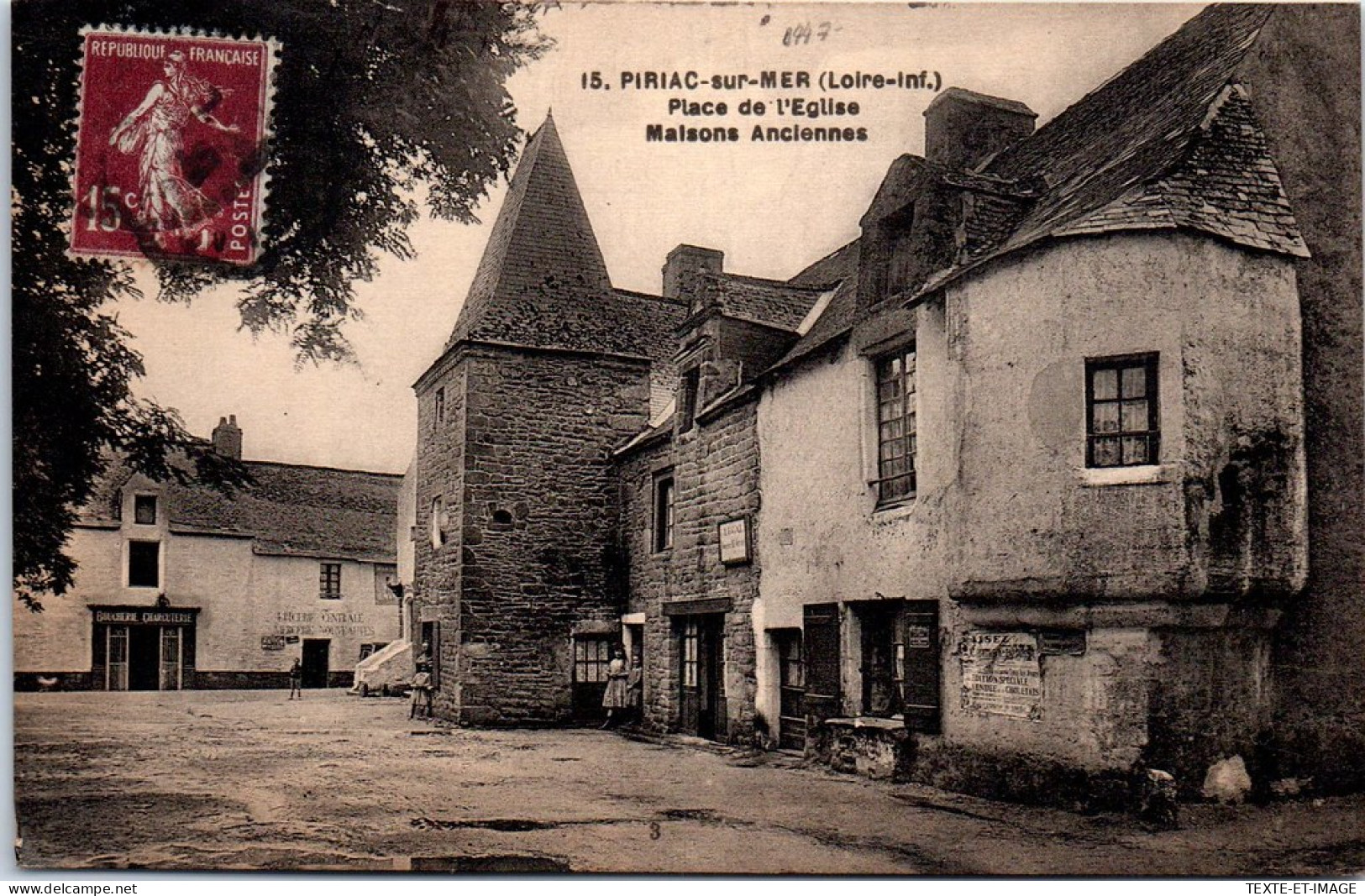 44 PIRIAC SUR MER - Place De L'eglise, Maisons Anciennes - Other & Unclassified