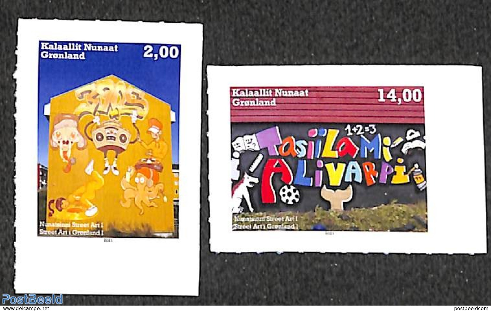 Greenland 2021 Street Art 2v S-a, Mint NH - Unused Stamps