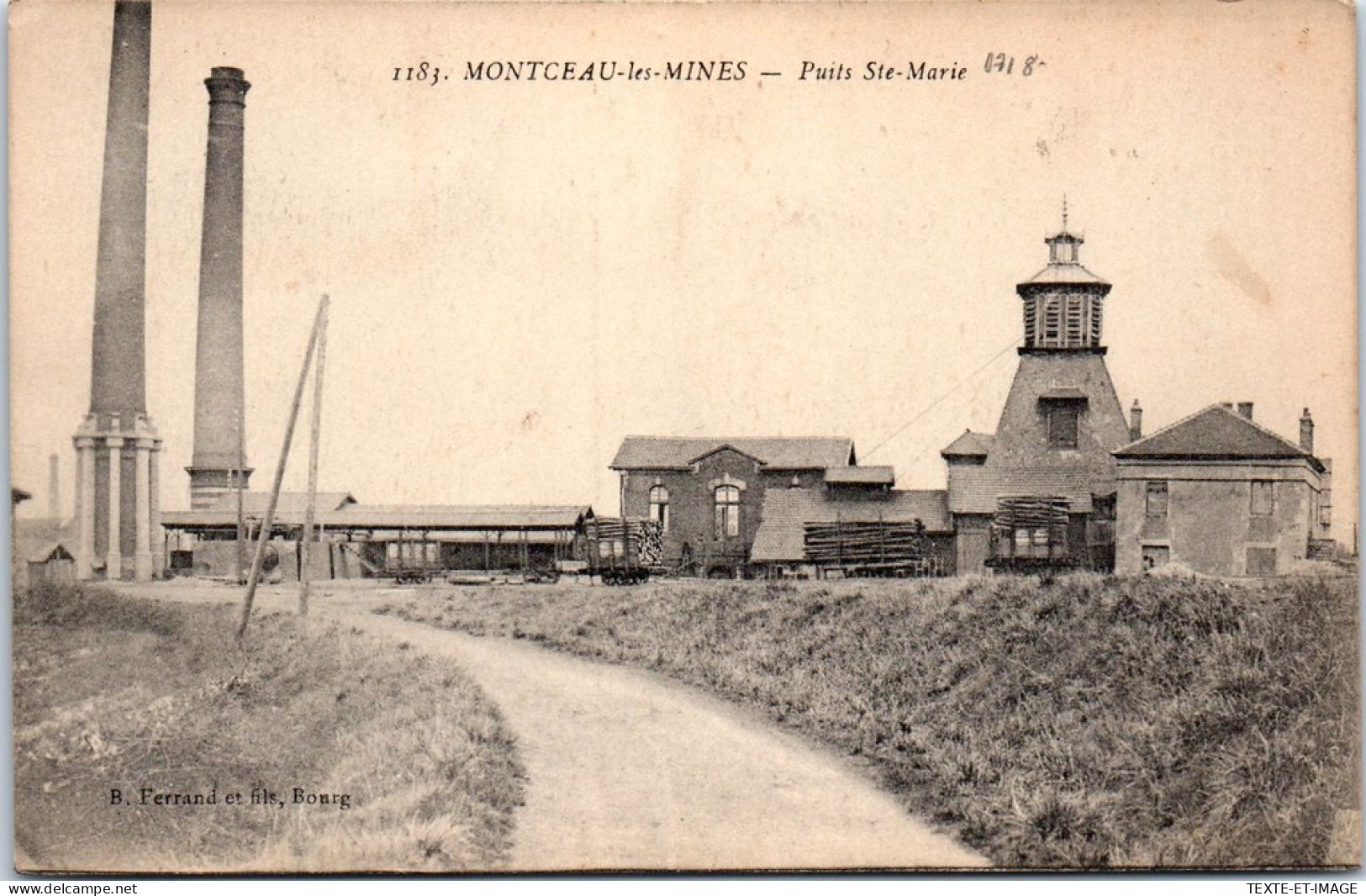 71 MONTCEAU LES MINES - Puits Sainte Marie  - Montceau Les Mines