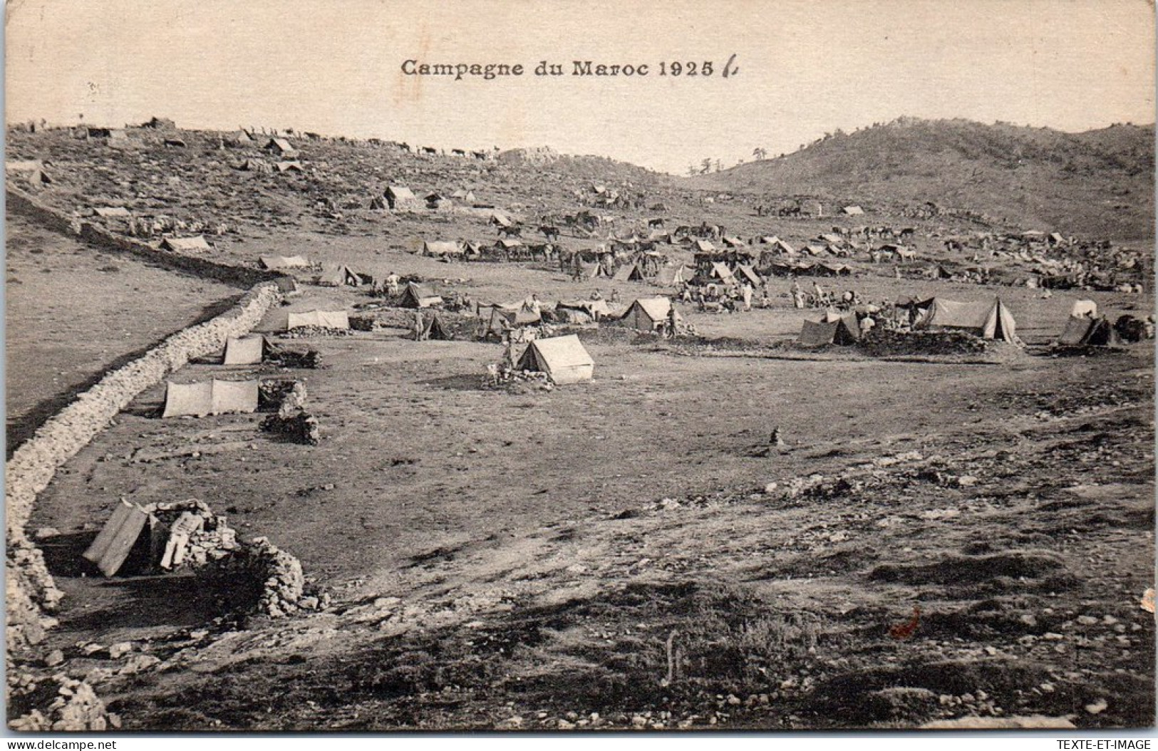 MAROC - Campagne De 1925 - Vue Generale Du Camp  - Otros & Sin Clasificación