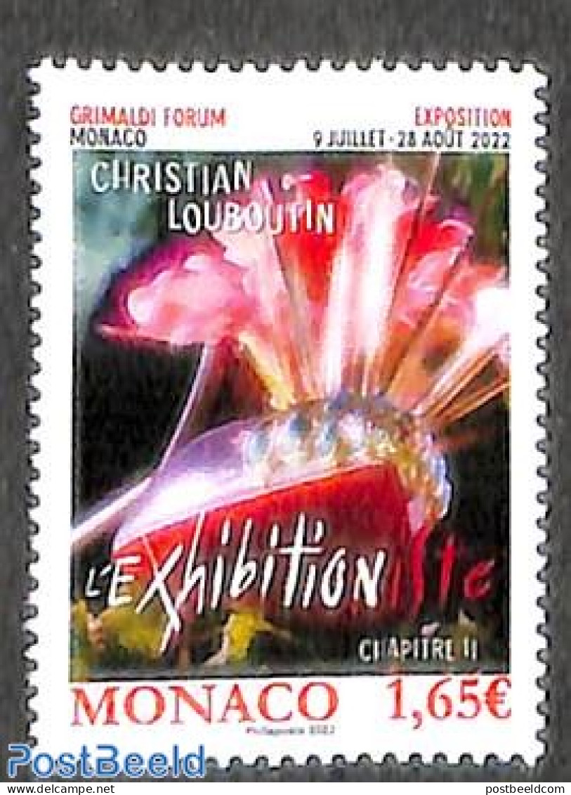 Monaco 2022 Christian Louboutin 1v, Mint NH, Art - Fashion - Unused Stamps