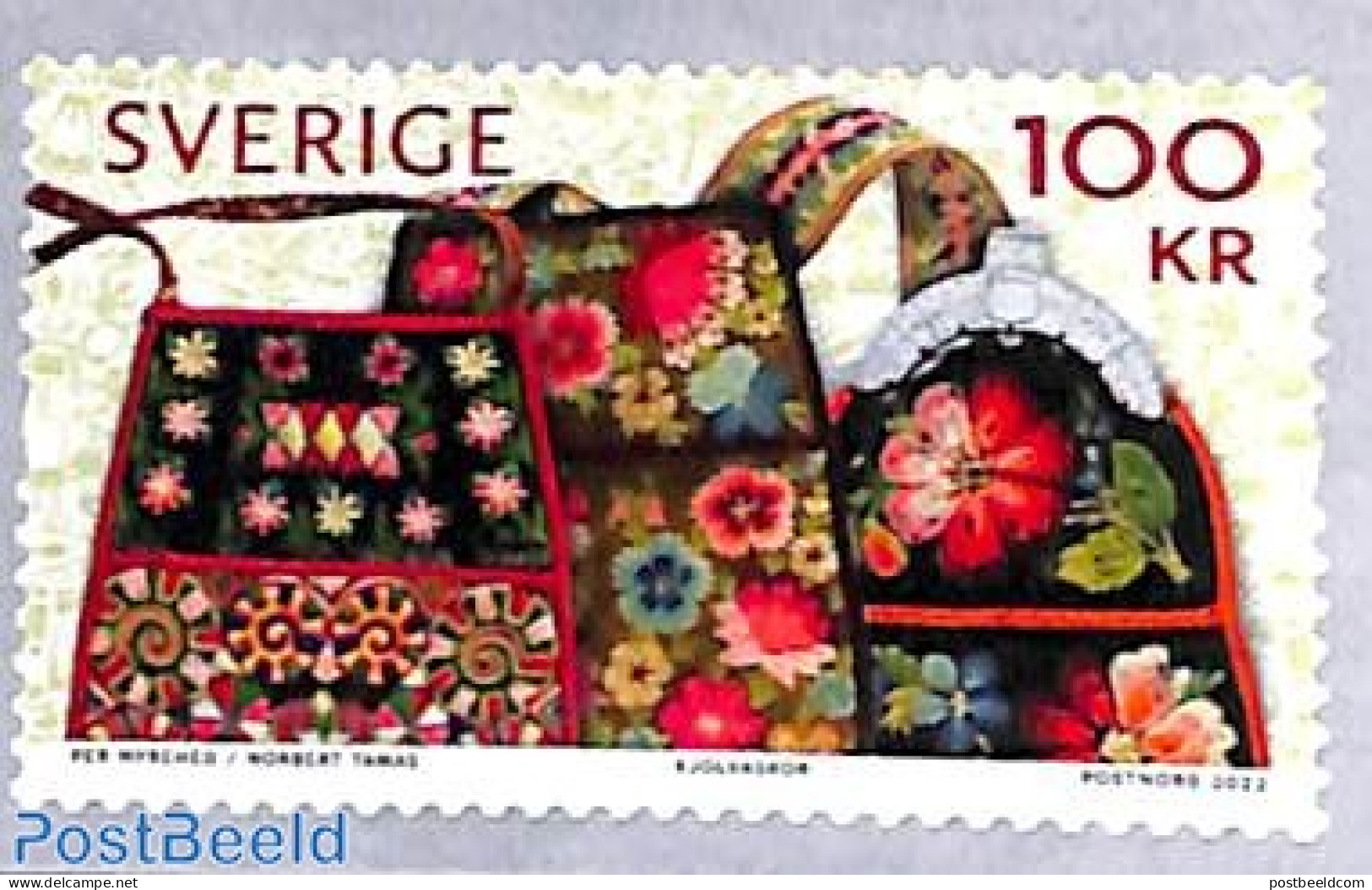 Sweden 2022 Chatelaine Bags 1v S-a, Mint NH, Various - Textiles - Art - Fashion - Unused Stamps