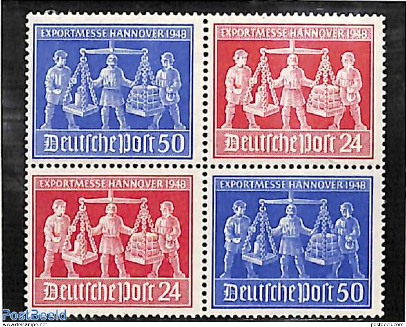 Germany, Empire 1948 Export Fair [+], Mint NH, Various - Export & Trade - Other & Unclassified