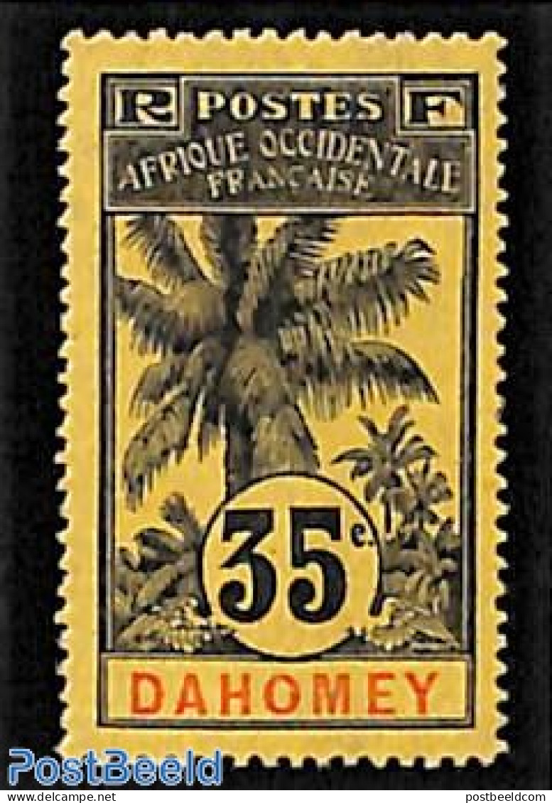 Dahomey 1906 35c, Stamp Out Of Set, Unused (hinged), Nature - Trees & Forests - Rotary Club