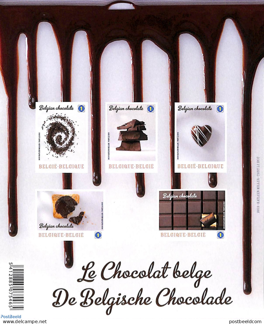 Belgium 2013 Belgian Chocolate, M/s Imperforated (no Postal Value), Mint NH, Health - Food & Drink - Unused Stamps