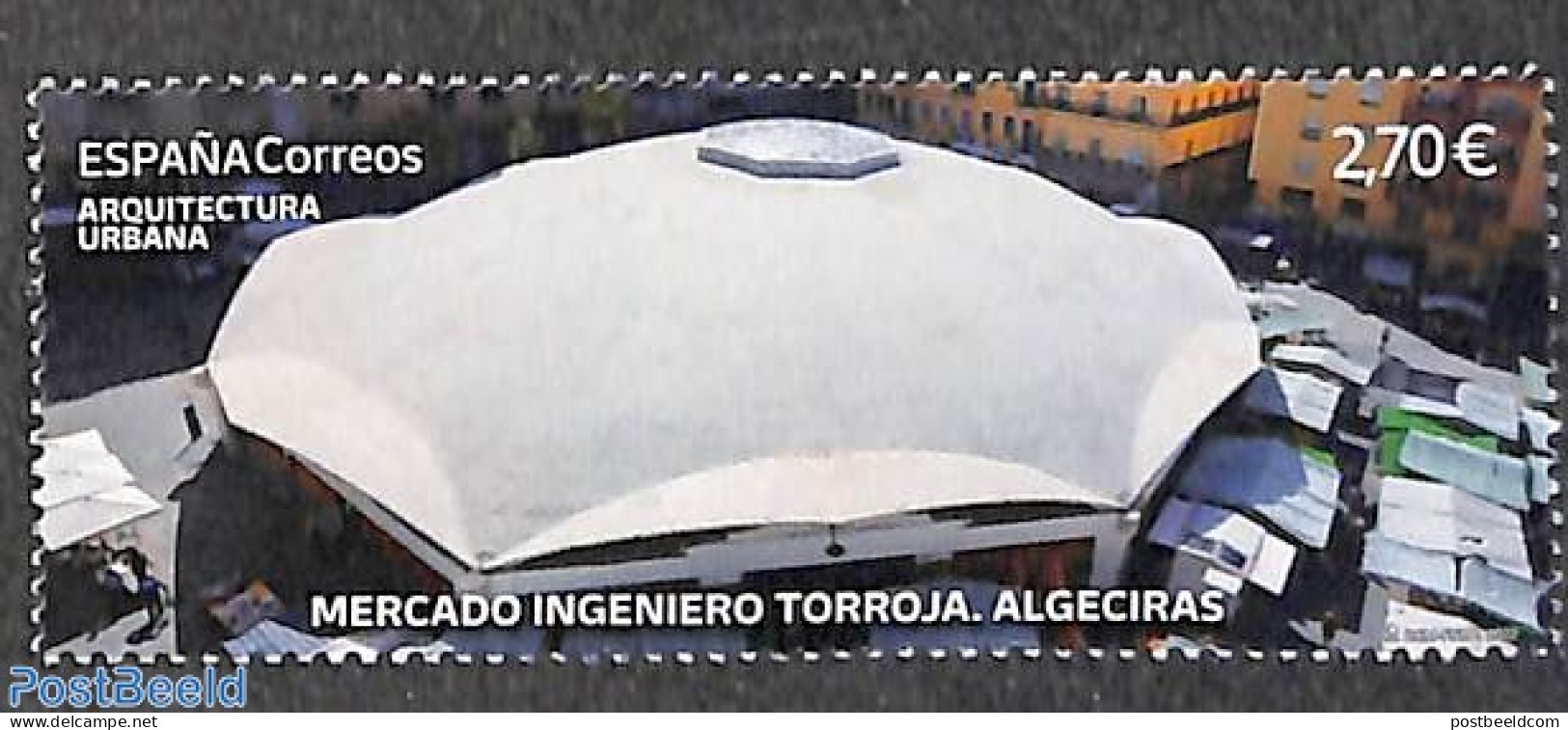 Spain 2022 Torroja Market, Algeciras 1v, Mint NH, Art - Modern Architecture - Ungebraucht