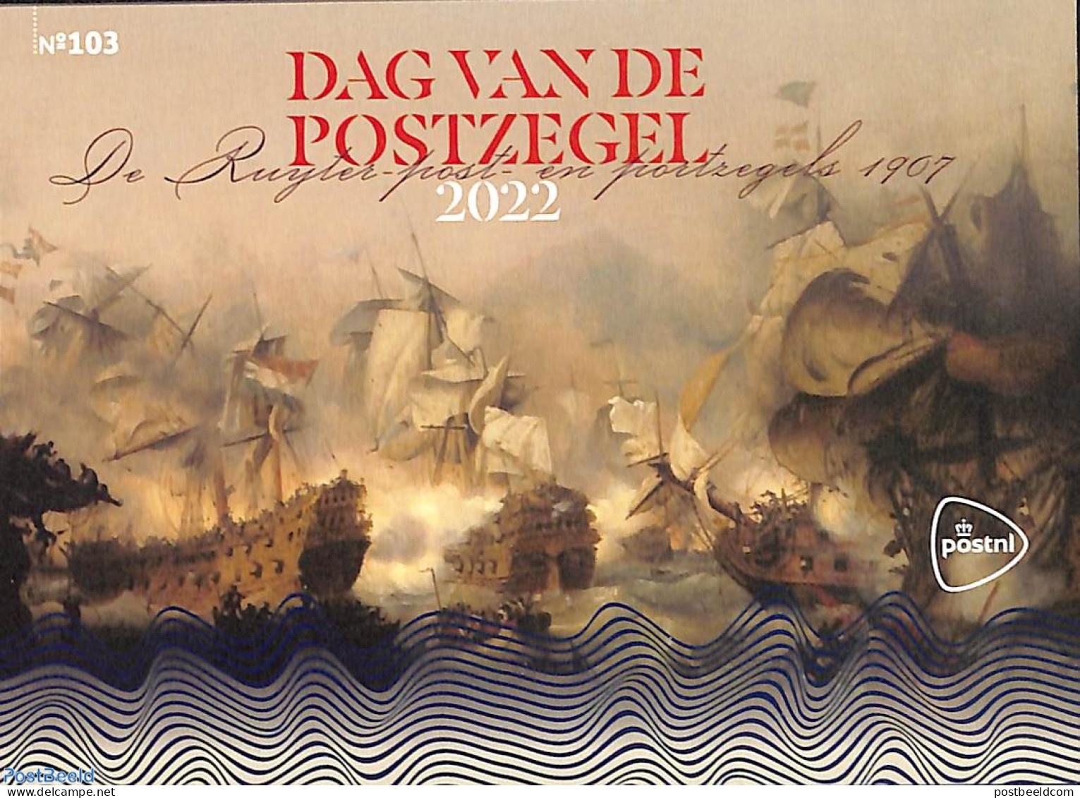 Netherlands 2022 Stamp Day, Prestige Booklet, Mint NH, Transport - Stamp Booklets - Ships And Boats - Neufs