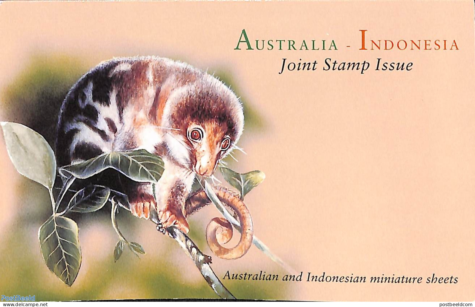 Australia 1996 Presentation Pack With Australian And Indonesian S/s, Mint NH, Nature - Various - Animals (others & Mix.. - Unused Stamps