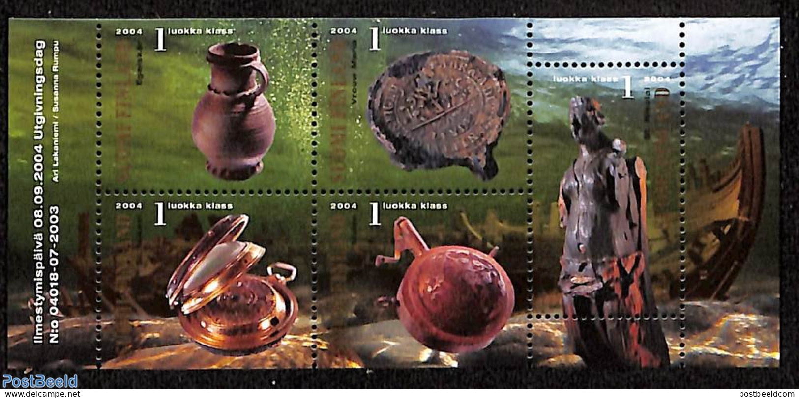 Finland 2004 Archeology 5v, Mint NH, History - Archaeology - Ungebraucht