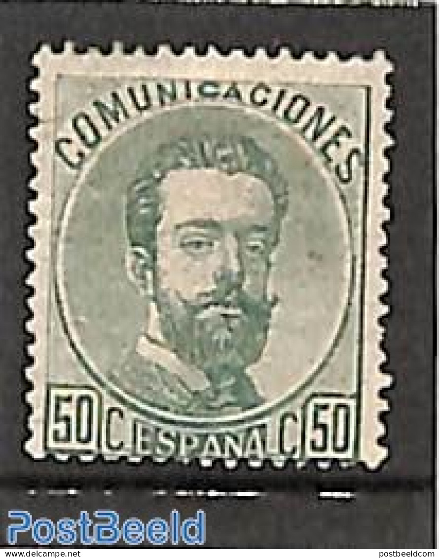 Spain 1872 50c, Stamp Out Of Set, Unused (hinged) - Unused Stamps
