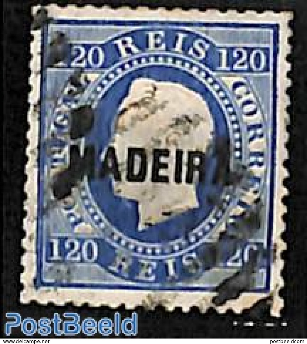 Madeira 1871 120R, Used, Used Stamps - Madeira