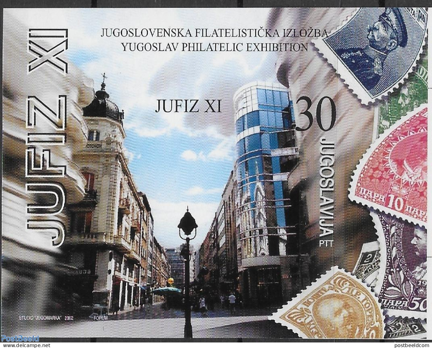 Yugoslavia 2002 JUFIZ S/s, Imperforated., Mint NH, Various - Philately - Errors, Misprints, Plate Flaws - Ongebruikt
