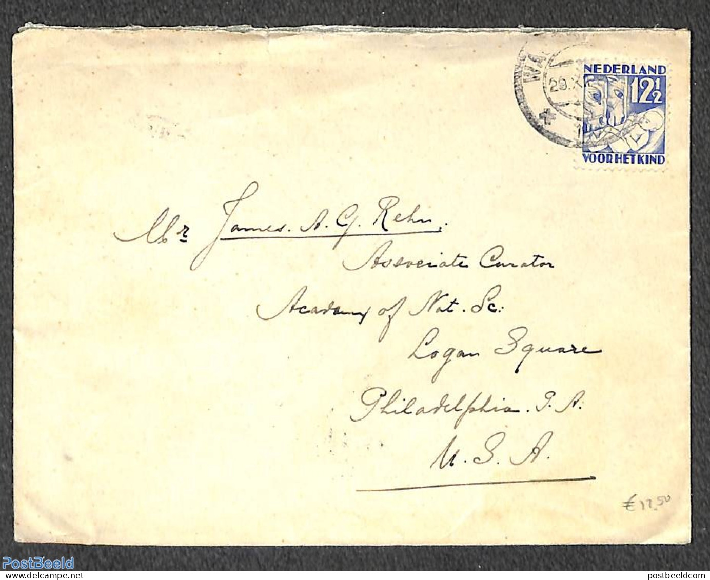 Netherlands 1930 NVPH No. 235 Single On Cover, Postal History - Briefe U. Dokumente