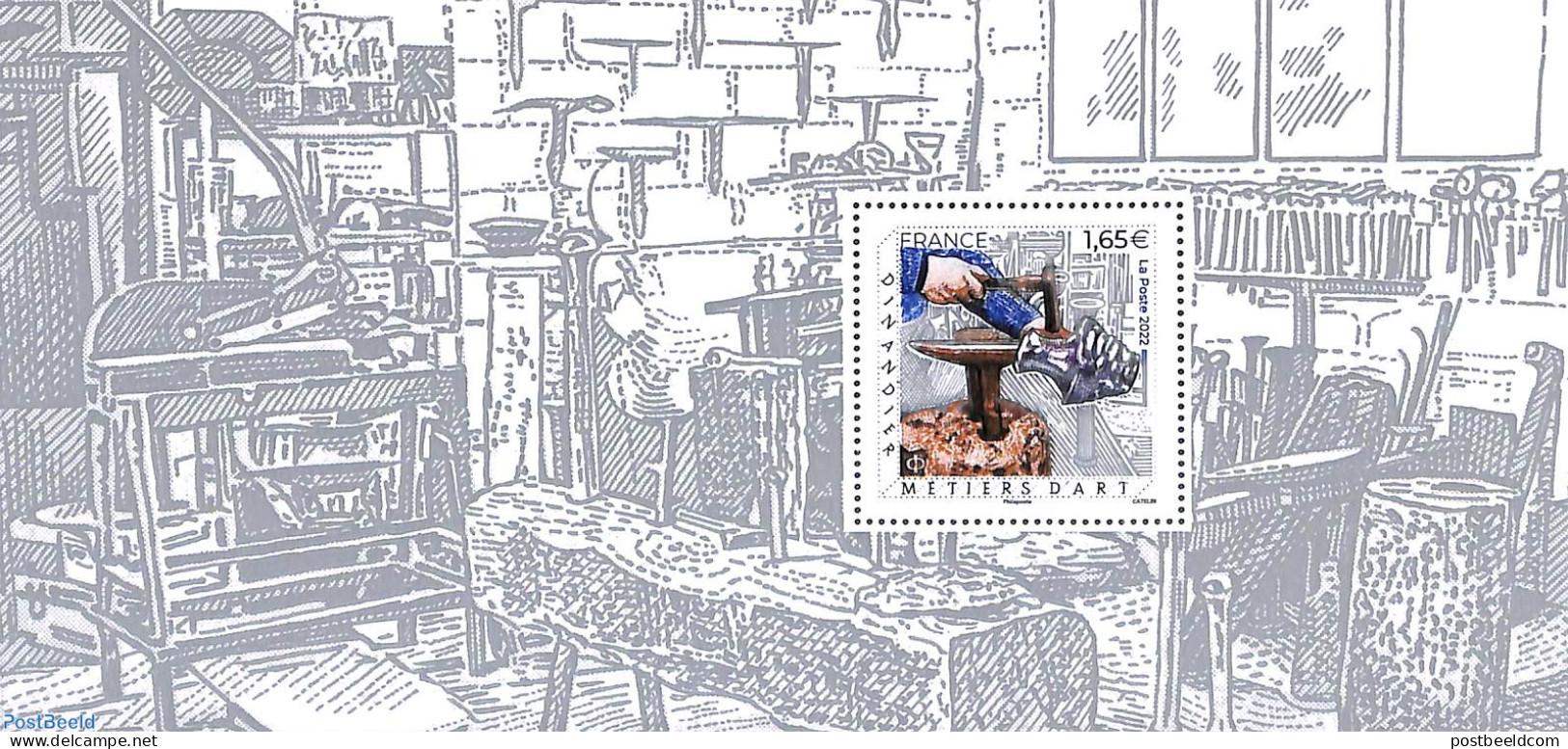 France 2022 Metiers D'Art, Special S/s, Mint NH, Art - Handicrafts - Unused Stamps