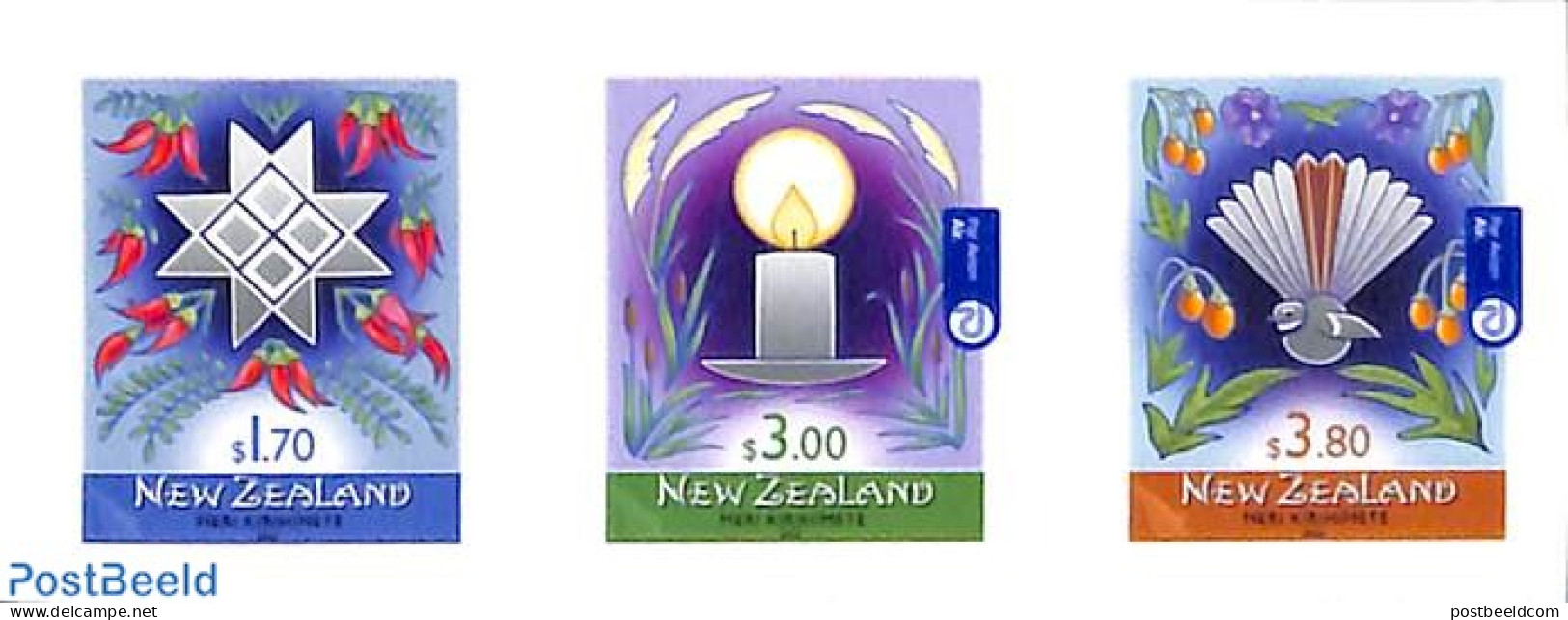 New Zealand 2022 Christmas 3v S-a, Mint NH, Religion - Christmas - Neufs