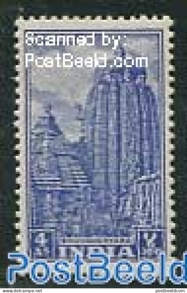 India 1950 4A, Stamp Out Of Set, Unused (hinged) - Ongebruikt