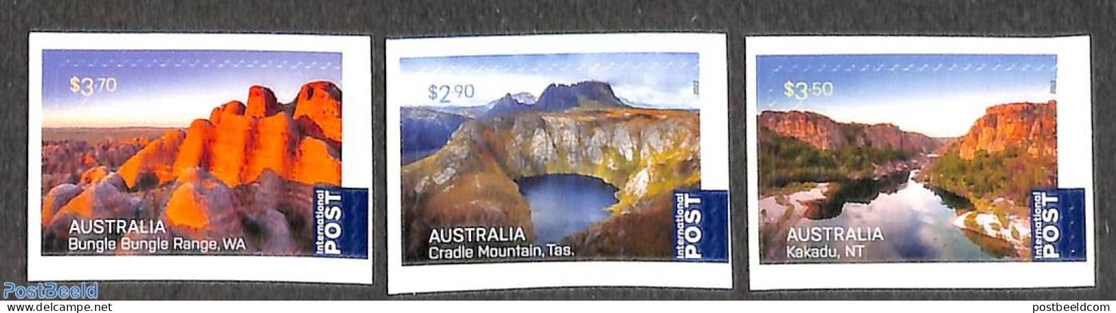 Australia 2022 Aerial View 3v S-a, Mint NH - Unused Stamps