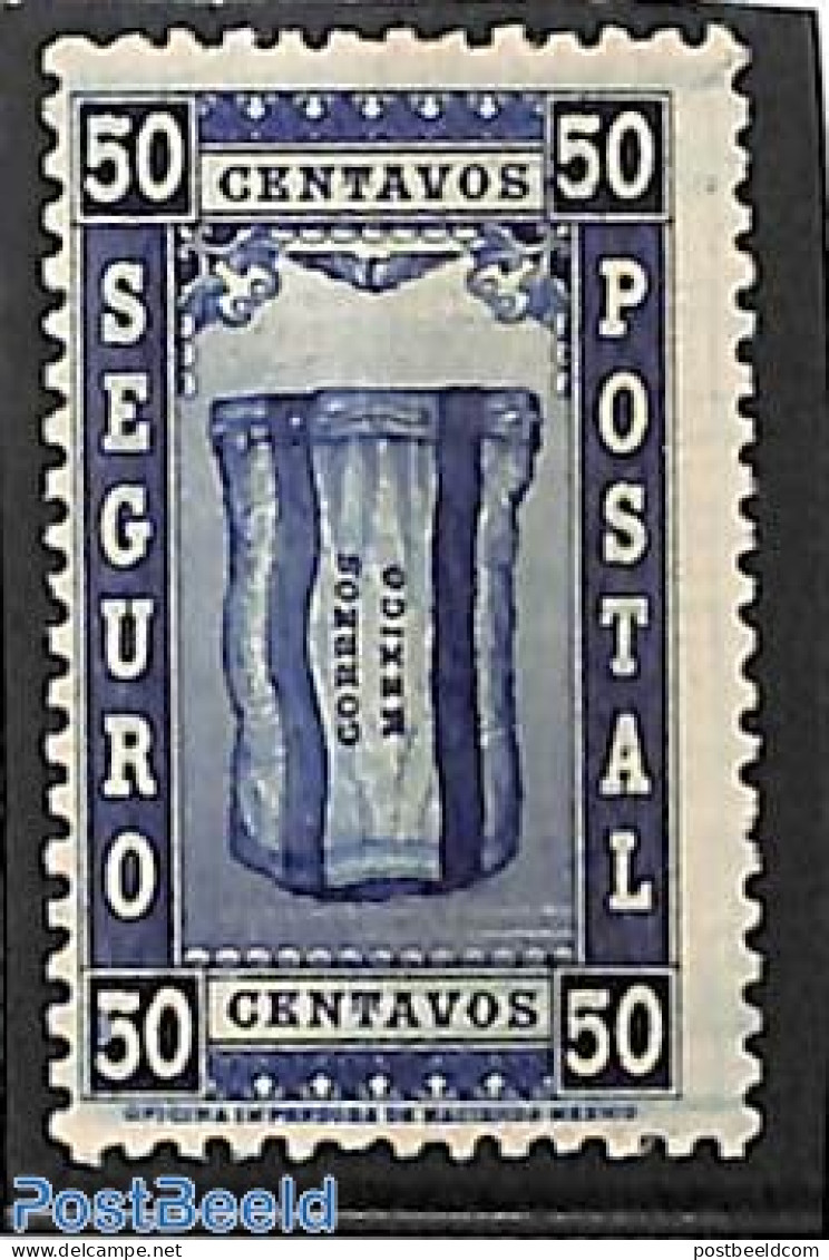 Mexico 1935 50c, Stamp Out Of Set, Unused (hinged), Post - Posta