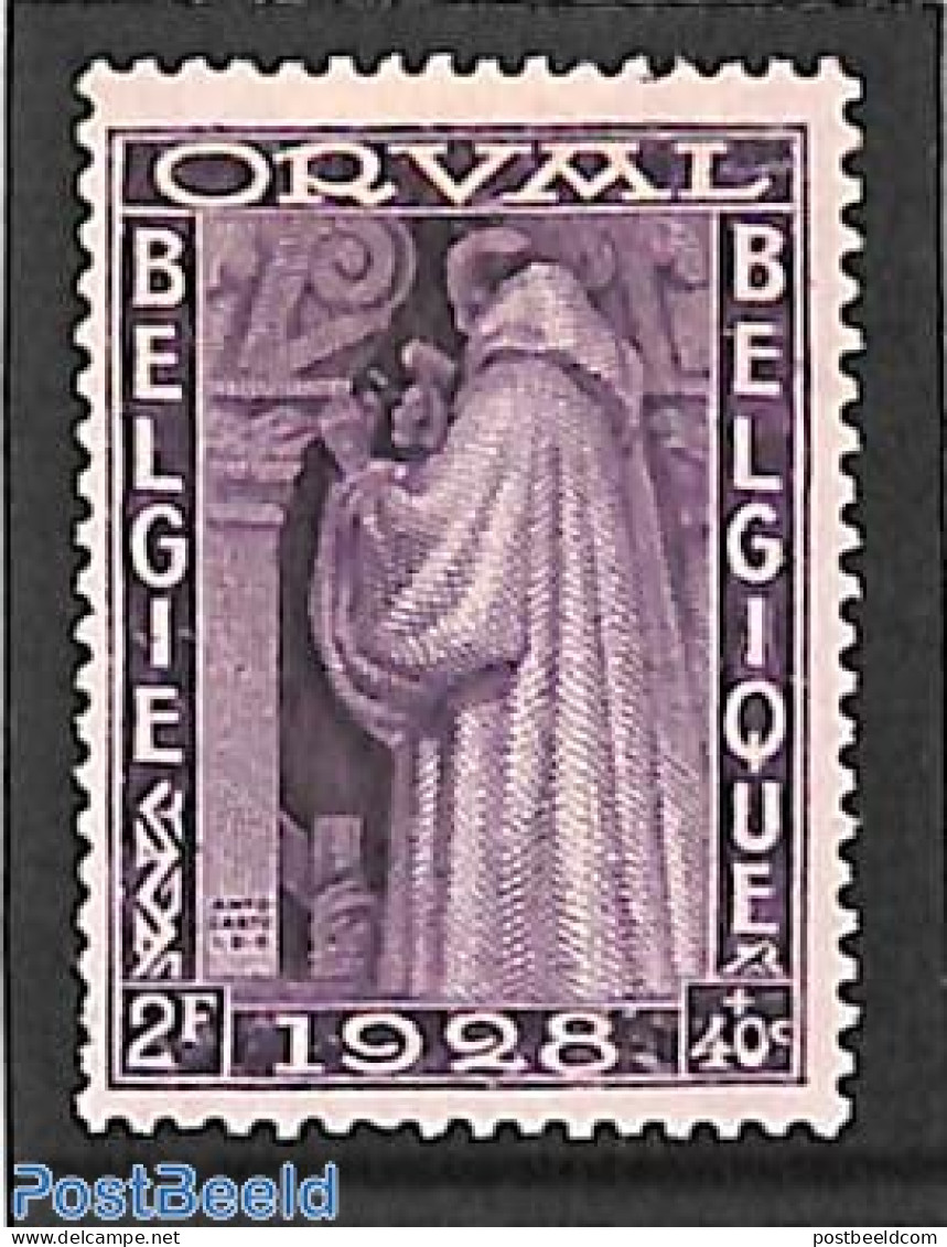 Belgium 1928 2Fr, Stamp Out Of Set, Unused (hinged) - Unused Stamps