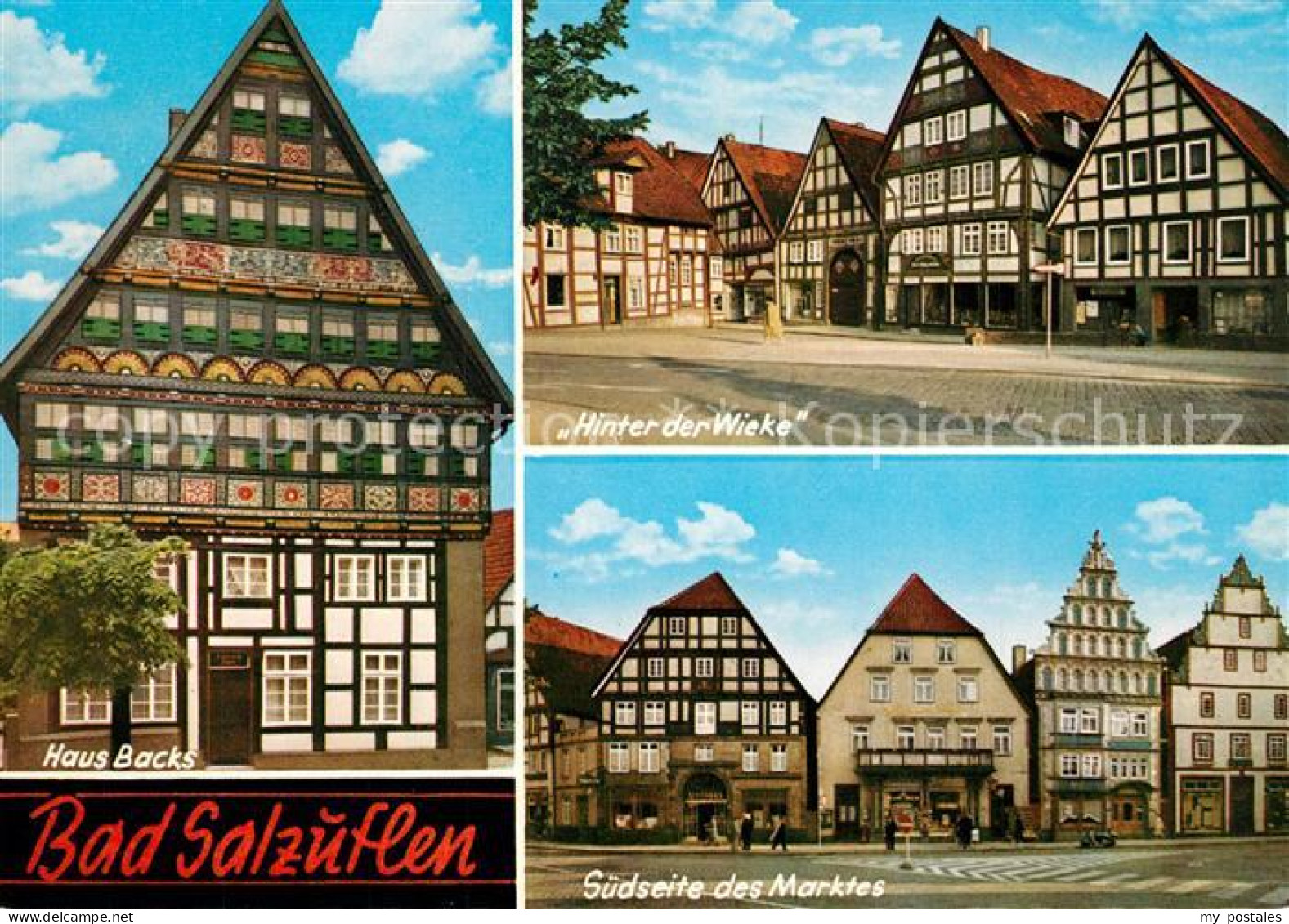 73242824 Bad Salzuflen Fachwerk Haus Backs Hinter Der Wieke Marktplatz Bad Salzu - Bad Salzuflen