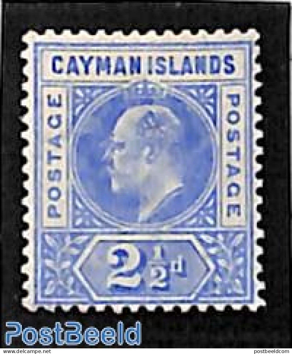 Cayman Islands 1901 2.5d, Stamp Out Of Set, Unused (hinged) - Cayman Islands