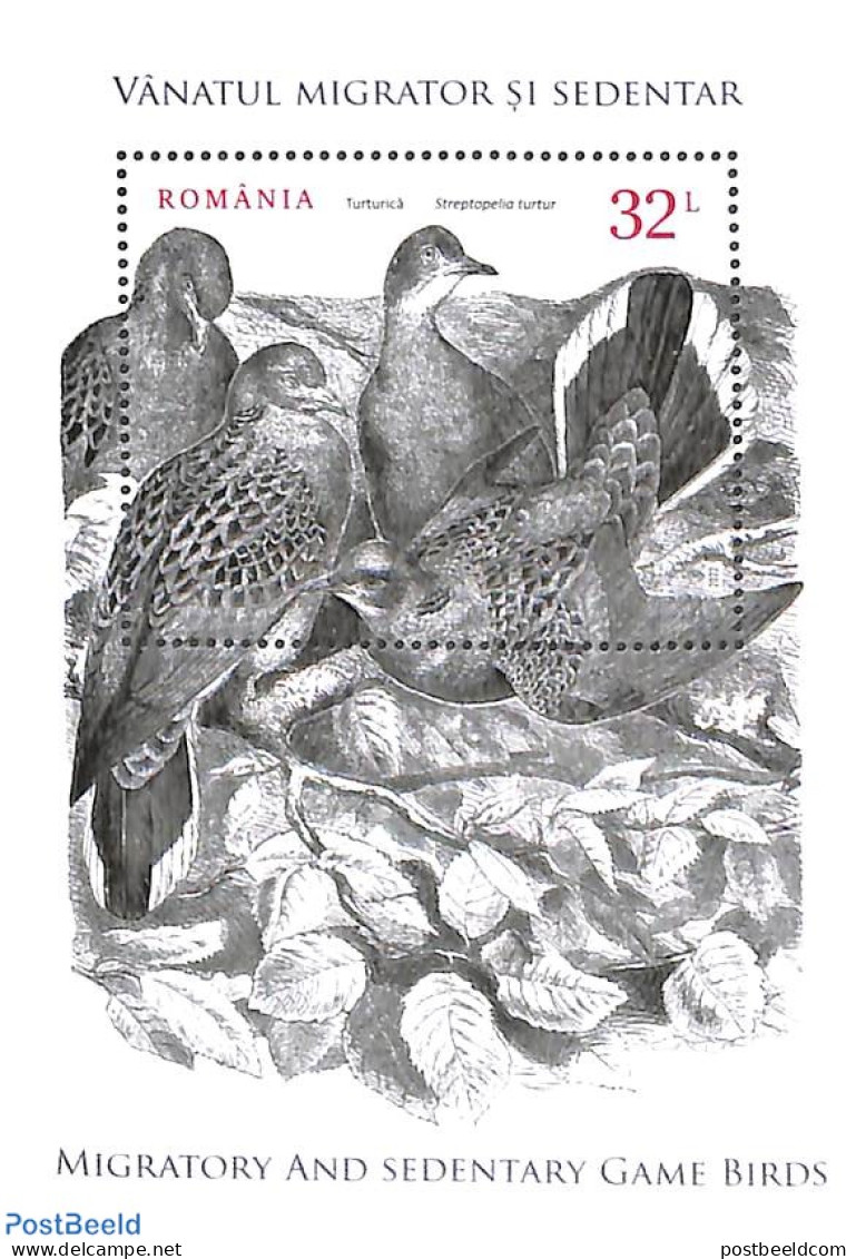 Romania 2022 Migrating Birds S/s, Mint NH, Nature - Birds - Unused Stamps