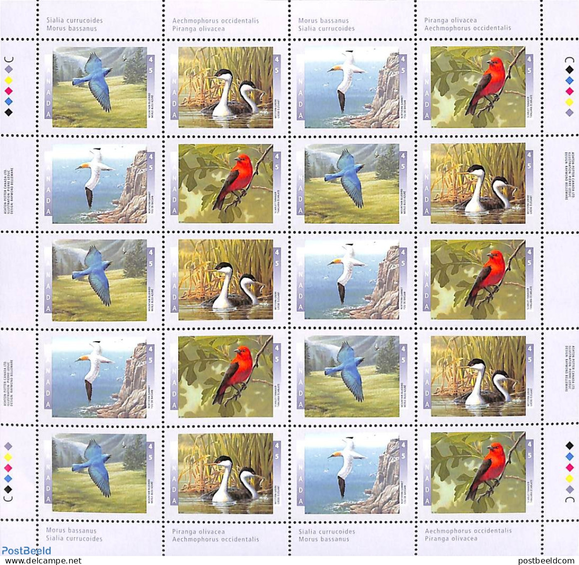 Canada 1997 Birds M/s, Mint NH, Nature - Birds - Unused Stamps