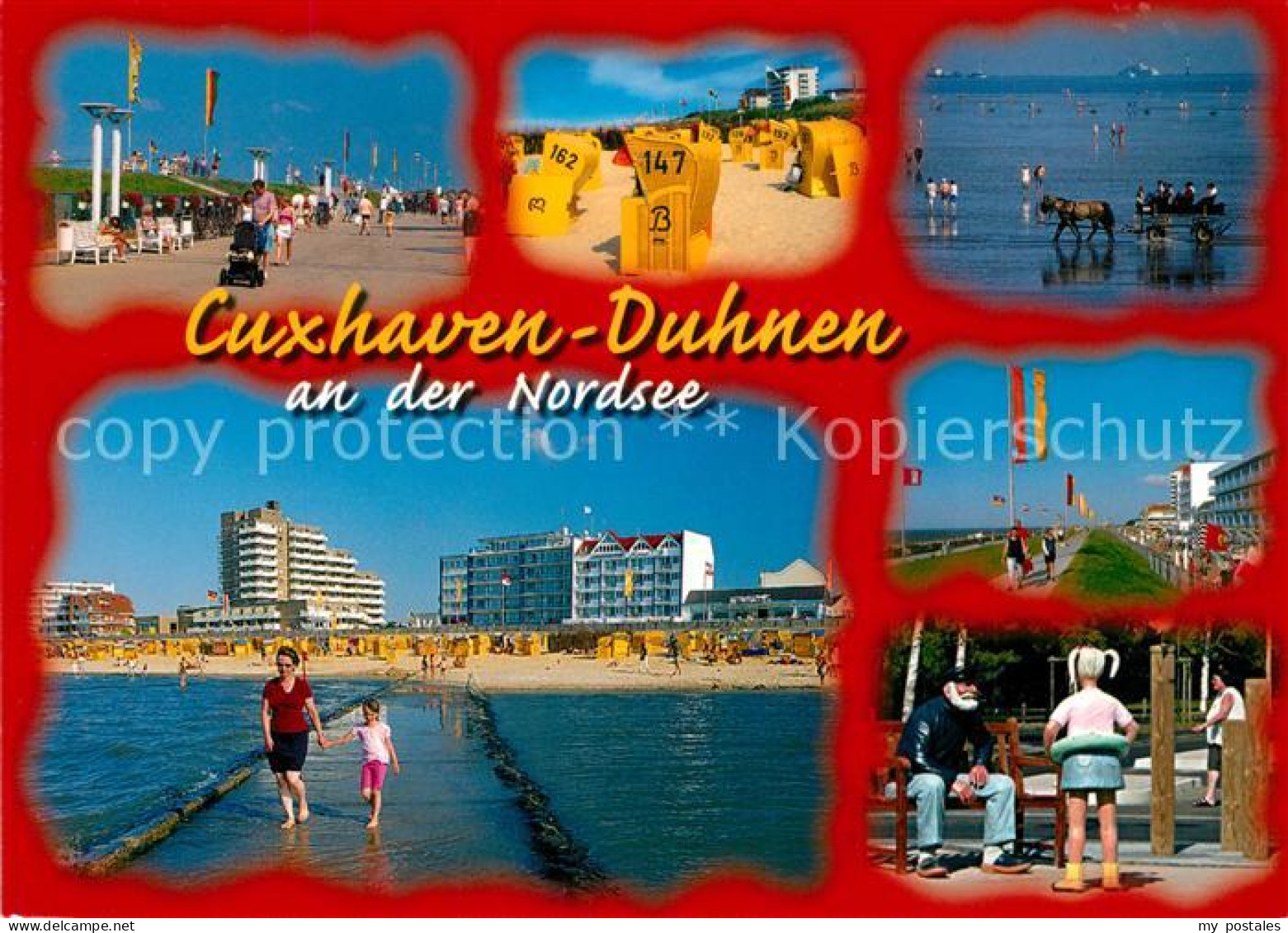 73242805 Cuxhaven Duhnen Nordseebad Strand Wattwagen Cuxhaven Duhnen - Cuxhaven