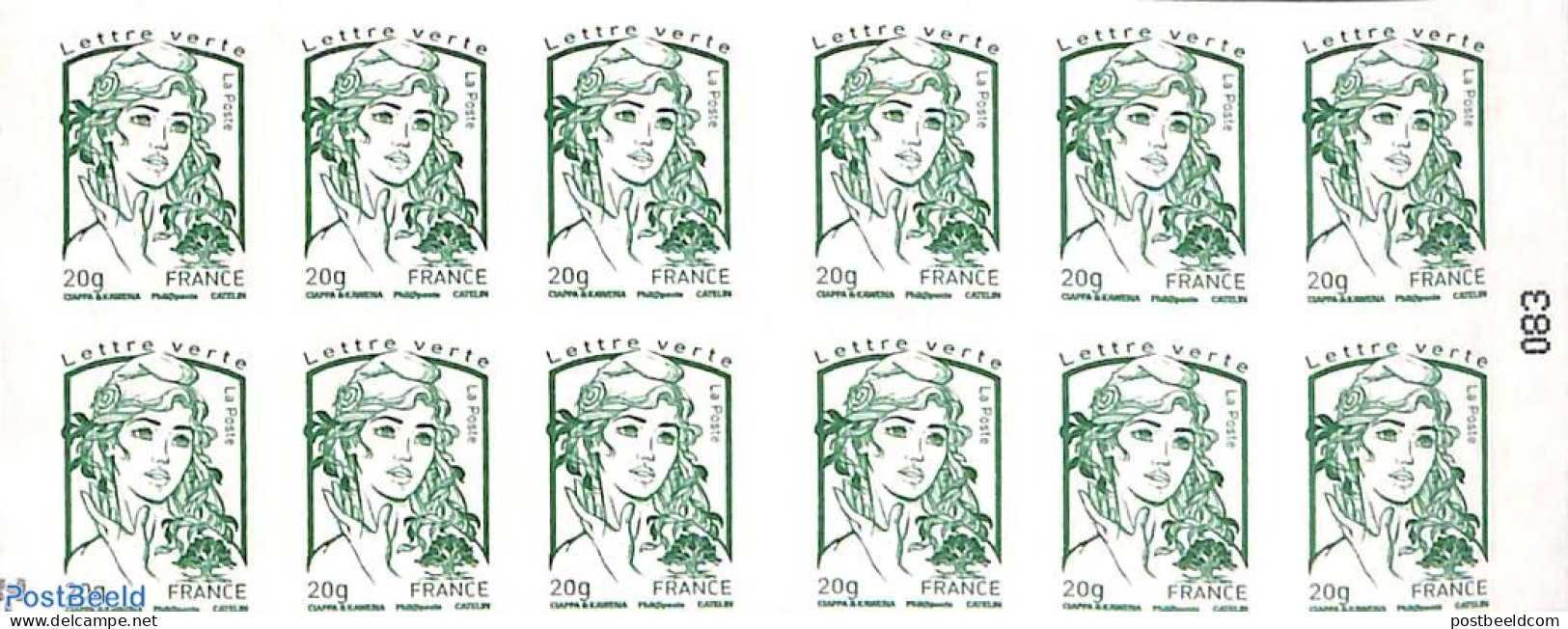 France 2015 Decouvez La Collection Jeunesse, Booklet With 12x Vert S-a, Mint NH, Nature - Parrots - Turtles - Stamp Bo.. - Ungebraucht